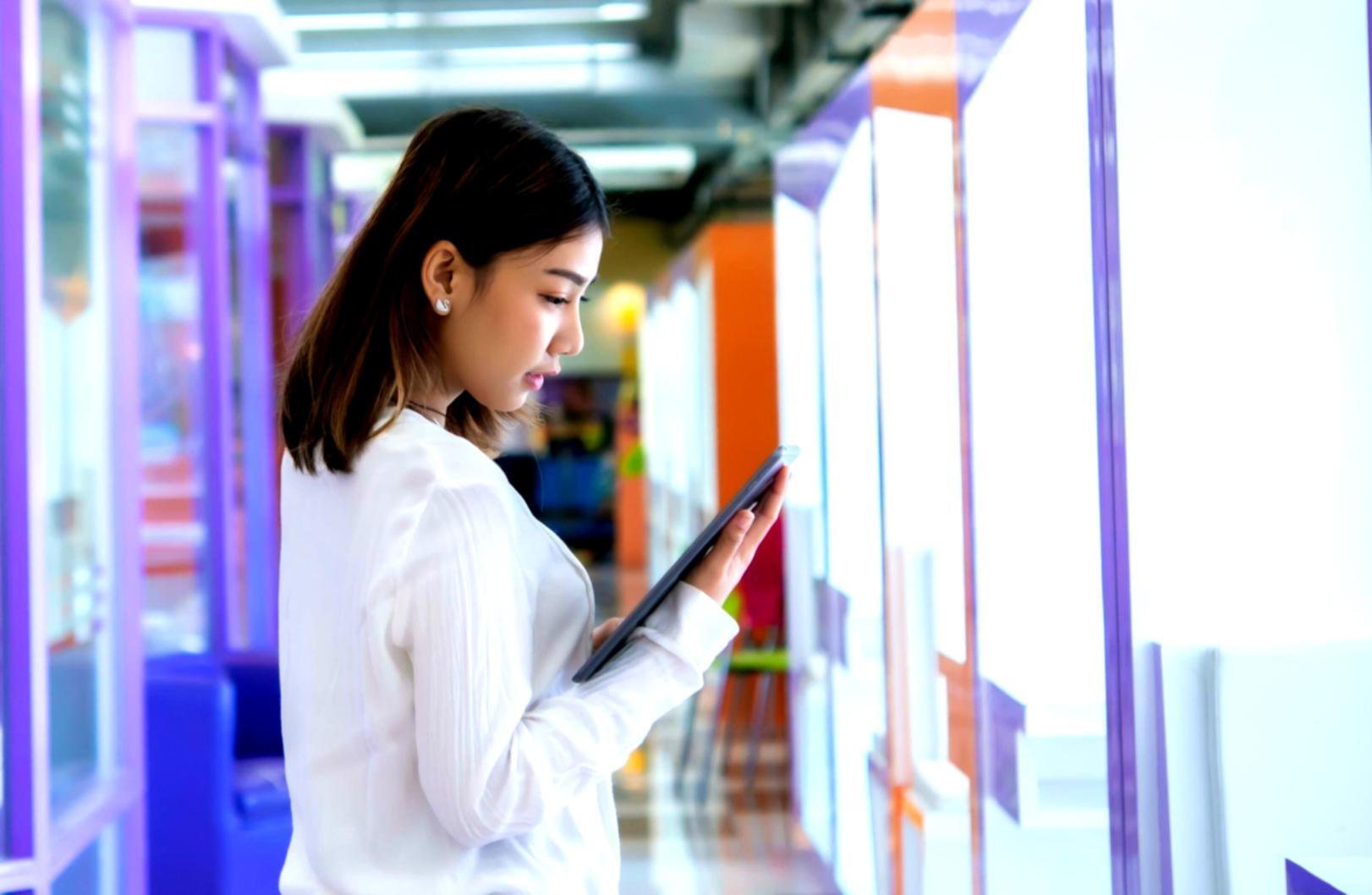 Remote learning workspace setup