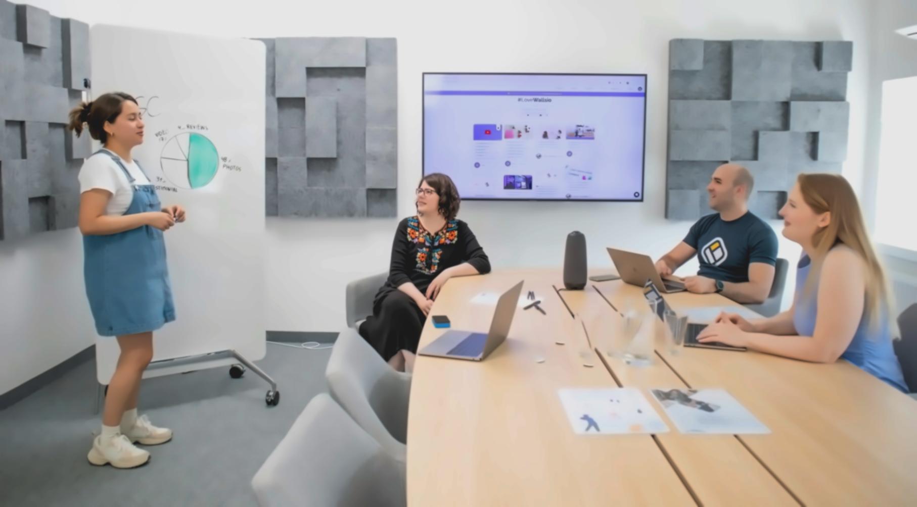 Interactive webinar session workspace